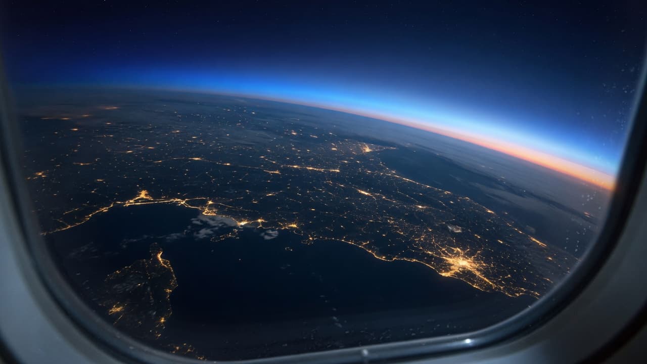 The Earth from orbit — the setting of the ORBIT global journey office